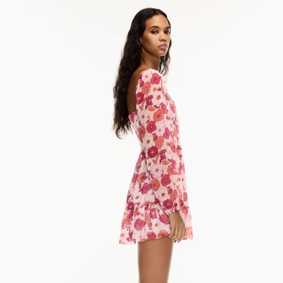 Aritzia Wilfred Floral Tempest Mini Dress - Picture 4 of 9